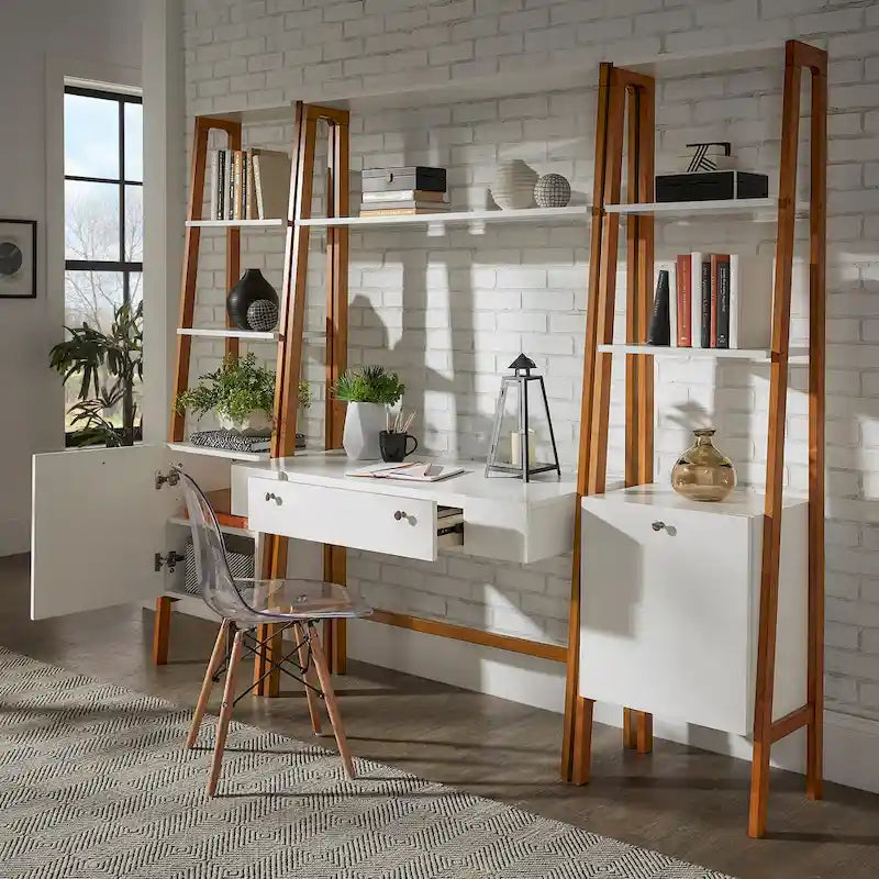 Lyvia 46  Wide Leaning/Ladder Desk by iNSPIRE Q Modern