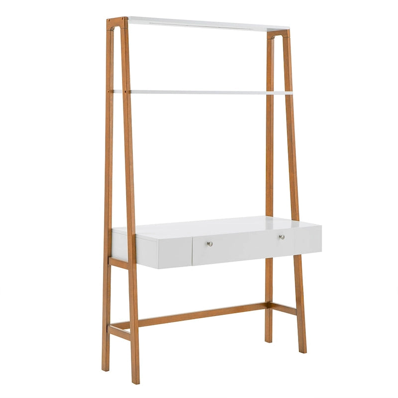 Lyvia 46  Wide Leaning/Ladder Desk by iNSPIRE Q Modern