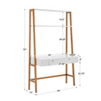 Lyvia 46  Wide Leaning/Ladder Desk by iNSPIRE Q Modern