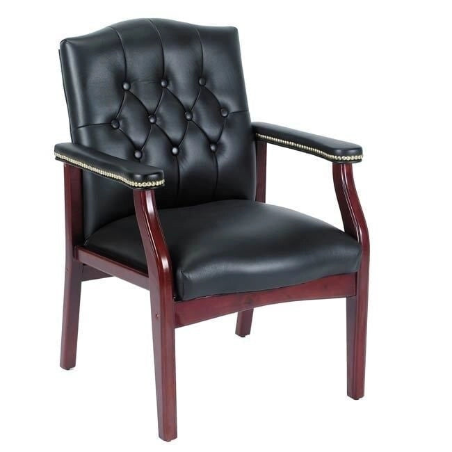 Boss Traditional Black Guest Chair