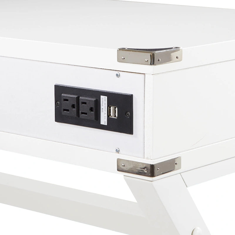 Wellington 46-inch Desk with Power Station