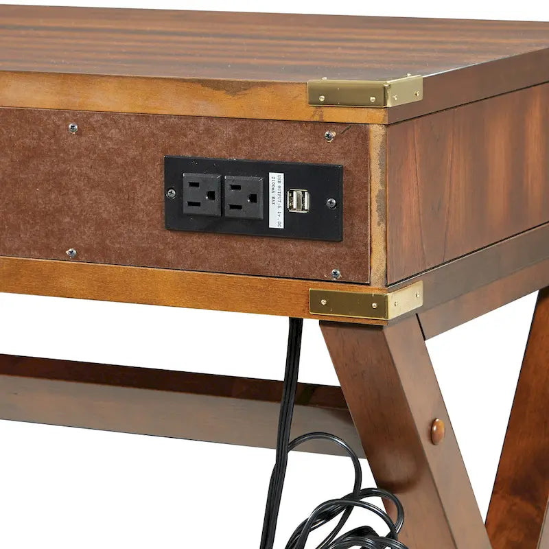 Wellington 46-inch Desk with Power Station