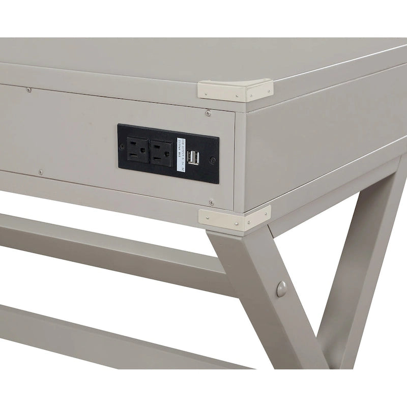 Wellington 46-inch Desk with Power Station