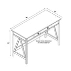 Linon Elaine Driftwood Writing Desk
