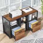 Modern File Cabinet Mobile Lateral Filing Cabinet for Home Office