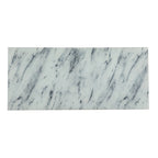 SEI Furniture Kewen Glam White Stone Writing Desk