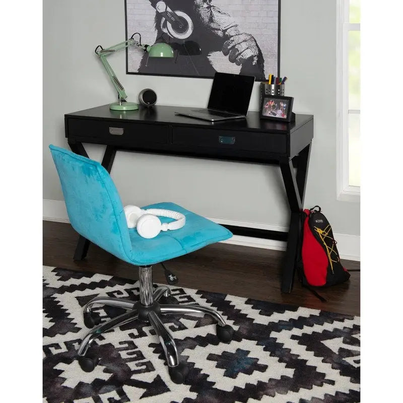 Poppy Black Writing Desk