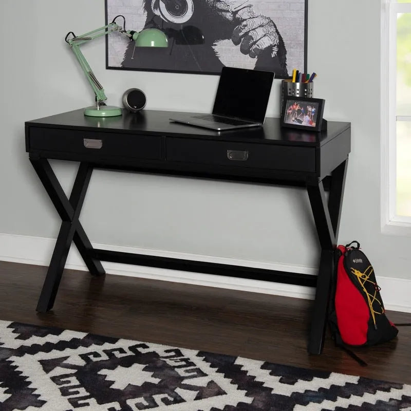 Poppy Black Writing Desk