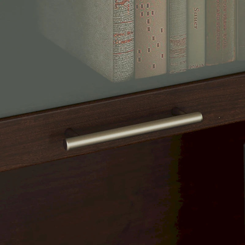 Bush Furniture Somerset Ash Gray 60W Hutch for L Shaped Desk - 59.09 L x 12.50 W x 35.69 H