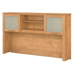 Bush Furniture Somerset Ash Gray 60W Hutch for L Shaped Desk - 59.09 L x 12.50 W x 35.69 H