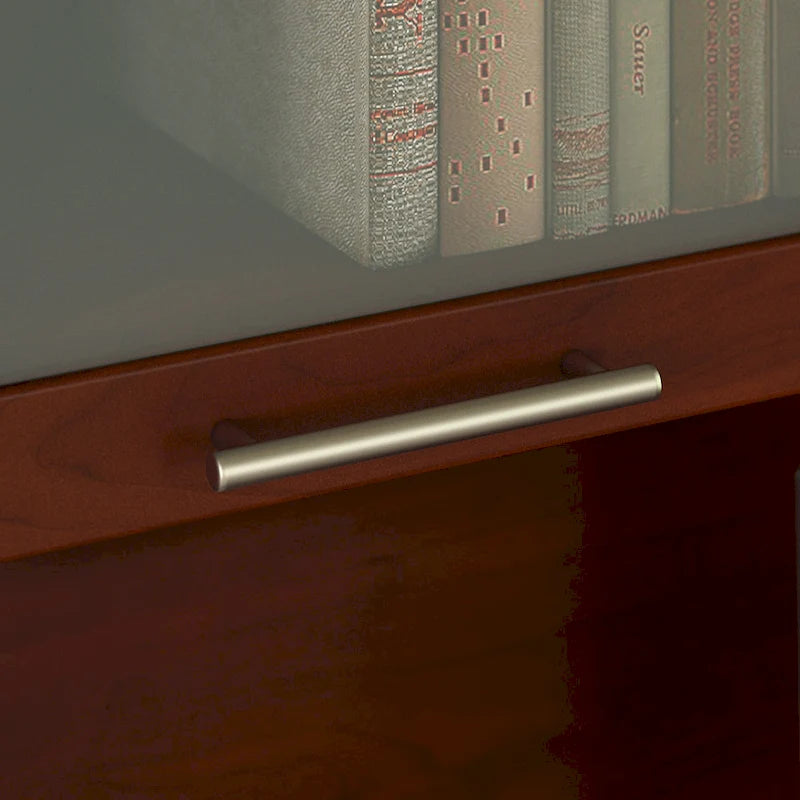 Bush Furniture Somerset Ash Gray 60W Hutch for L Shaped Desk - 59.09 L x 12.50 W x 35.69 H