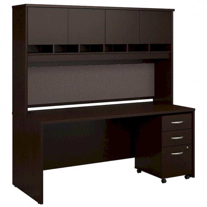 Series C 72 x 30 Desk with Hutch & Drawers by Bush Business Furniture