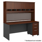 Series C 72 x 30 Desk with Hutch & Drawers by Bush Business Furniture