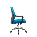 Porthos Home Balzac Mesh Ergonomic Office Chair with Chrome Roller Base
