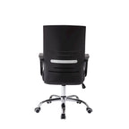 Porthos Home Balzac Mesh Ergonomic Office Chair with Chrome Roller Base