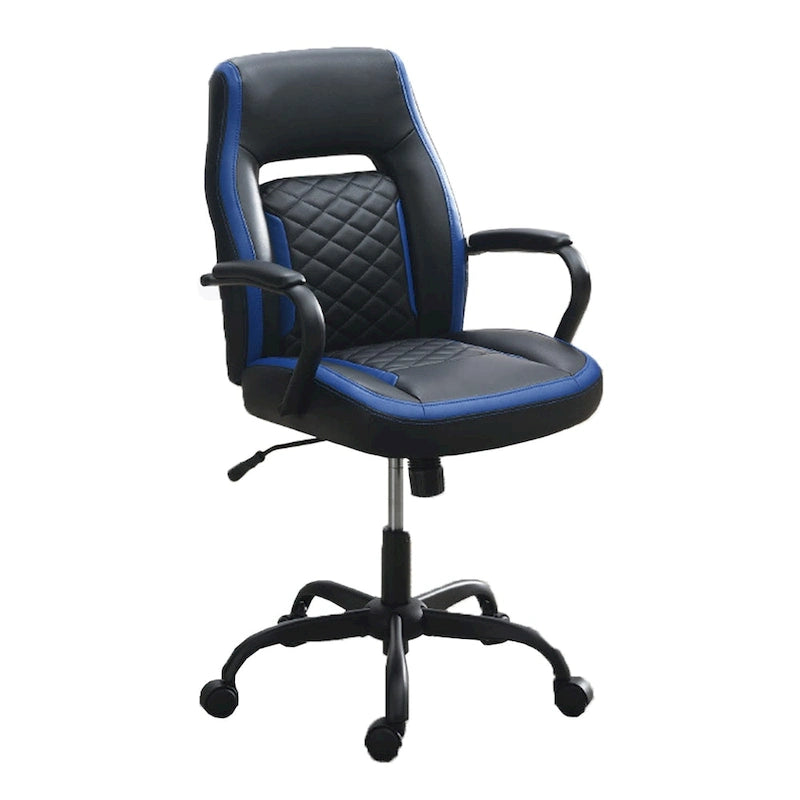 Upholstered Office Chair with Padded Armrests