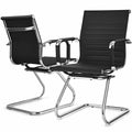 Set of 2 Conference Chair with Protective Arm Sleeves