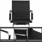 Set of 2 Conference Chair with Protective Arm Sleeves