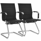 Set of 2 Conference Chair with Protective Arm Sleeves