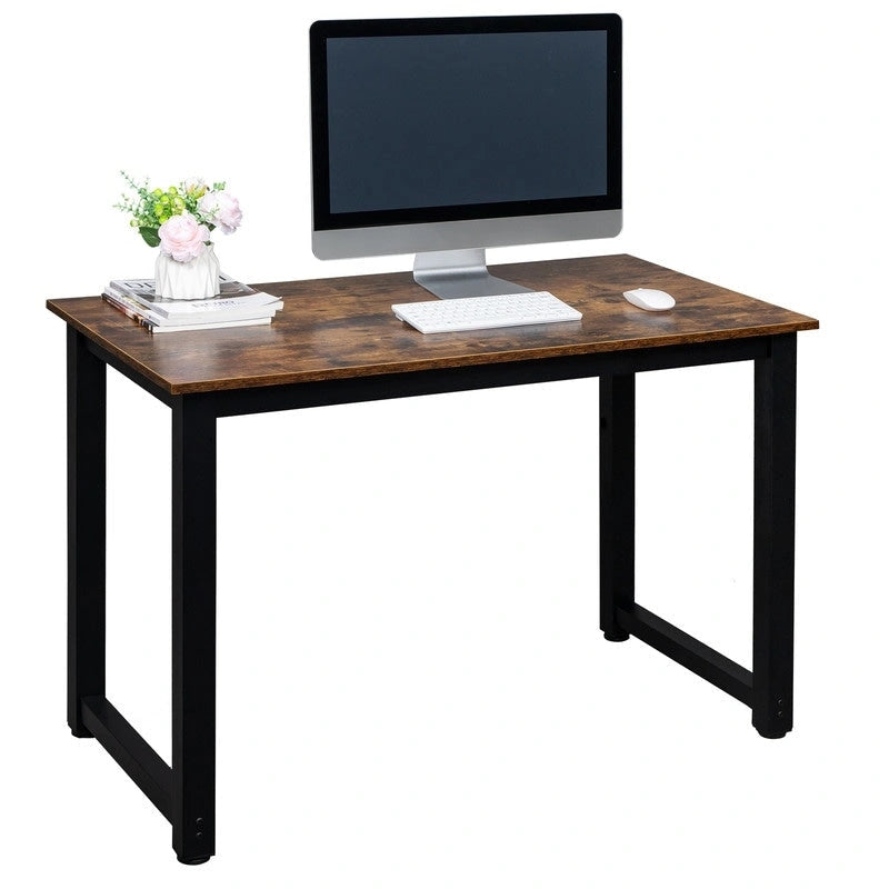 Simple Style Wooden Computer Workstation Desk