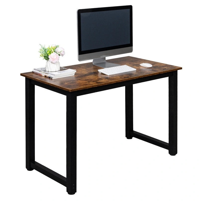 Simple Style Wooden Computer Workstation Desk