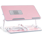 Husband Pillow - Lap Desk Wood Small Top - Fits Up to 17  Laptop - with Dual Cushion, Multifunctional Slot for Tablet