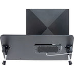 Husband Pillow - Lap Desk Wood Small Top - Fits Up to 17  Laptop - with Dual Cushion, Multifunctional Slot for Tablet