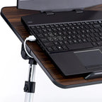 Husband Pillow - Lap Desk Wood Small Top - Fits Up to 17  Laptop - with Dual Cushion, Multifunctional Slot for Tablet