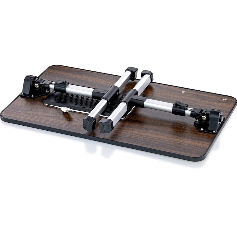 Husband Pillow - Lap Desk Wood Small Top - Fits Up to 17  Laptop - with Dual Cushion, Multifunctional Slot for Tablet