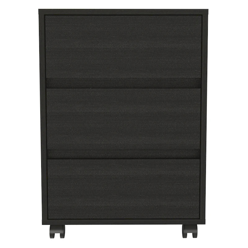 Artemisa 26-inch Tall 3 Drawer Filing Cabinet with 4 Caster Wheels and Superior Top