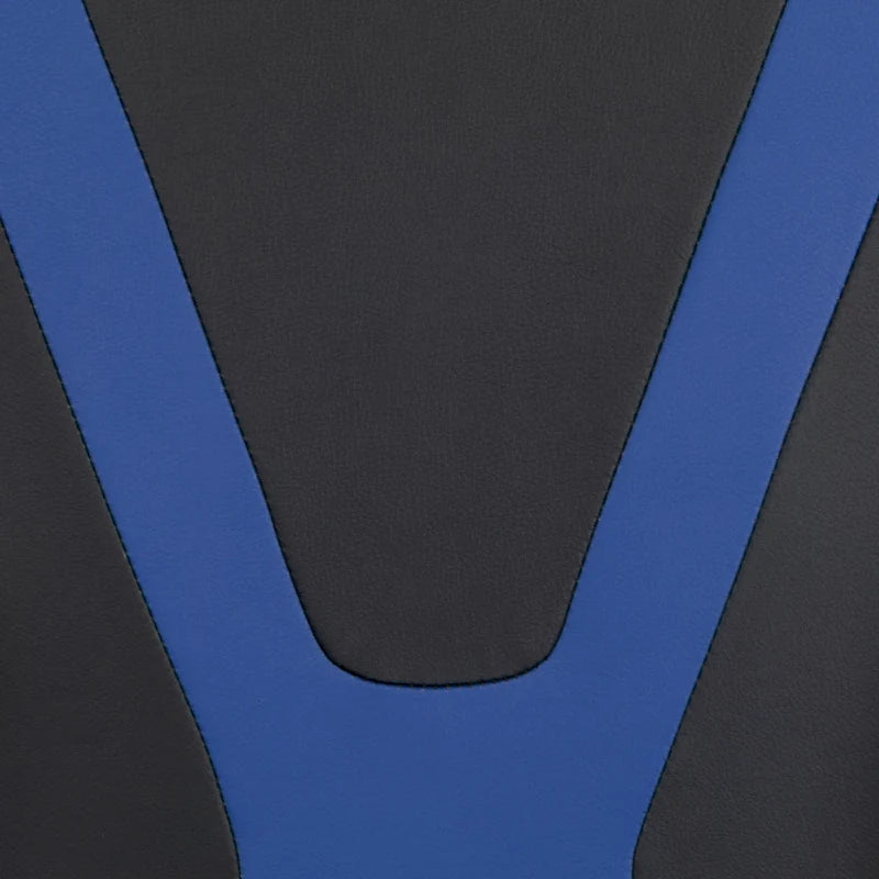 Racing Gaming Ergonomic Chair with Fully Reclining Back in Red LeatherSoft