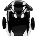 Racing Gaming Ergonomic Chair with Fully Reclining Back in Red LeatherSoft
