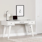 South Shore Helsy Computer Desk with Power Bar