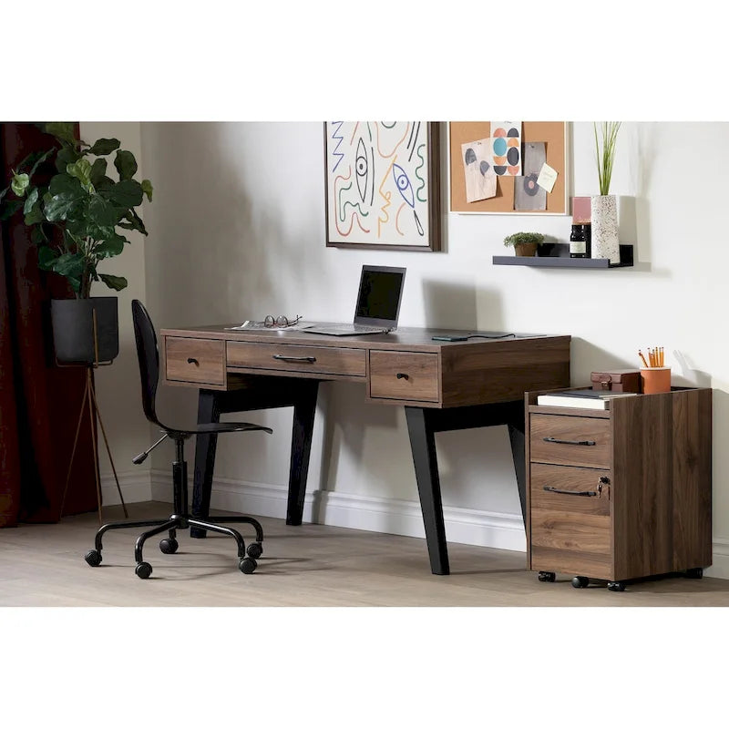 South Shore Helsy Computer Desk with Power Bar