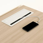 South Shore Helsy Computer Desk with Power Bar