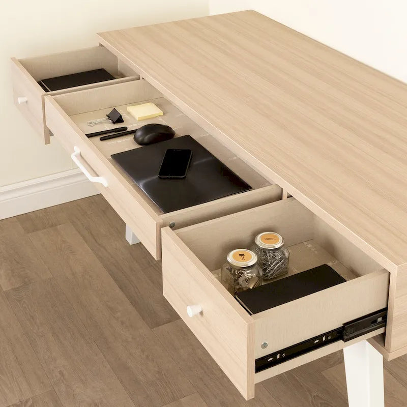 South Shore Helsy Computer Desk with Power Bar