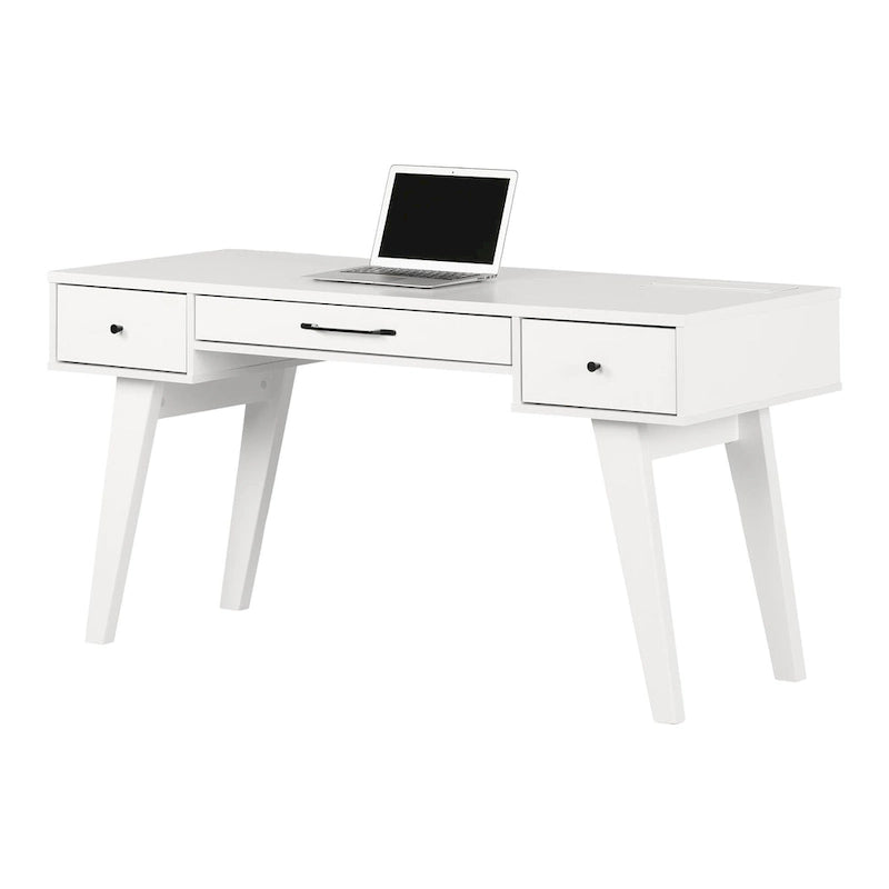 South Shore Helsy Computer Desk with Power Bar