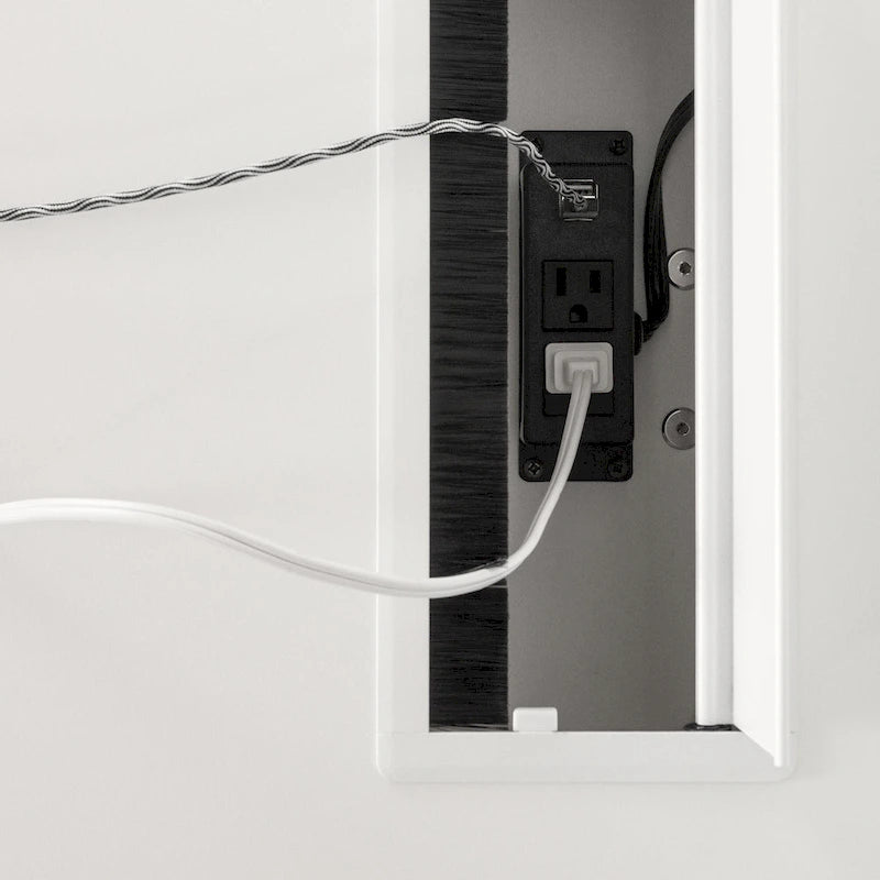 South Shore Helsy Computer Desk with Power Bar