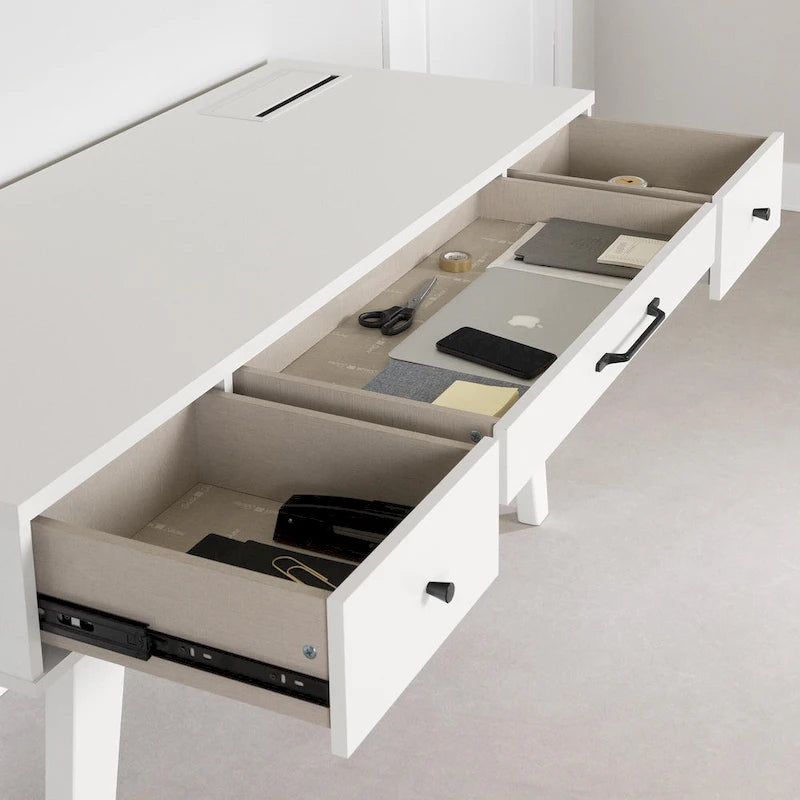 South Shore Helsy Computer Desk with Power Bar