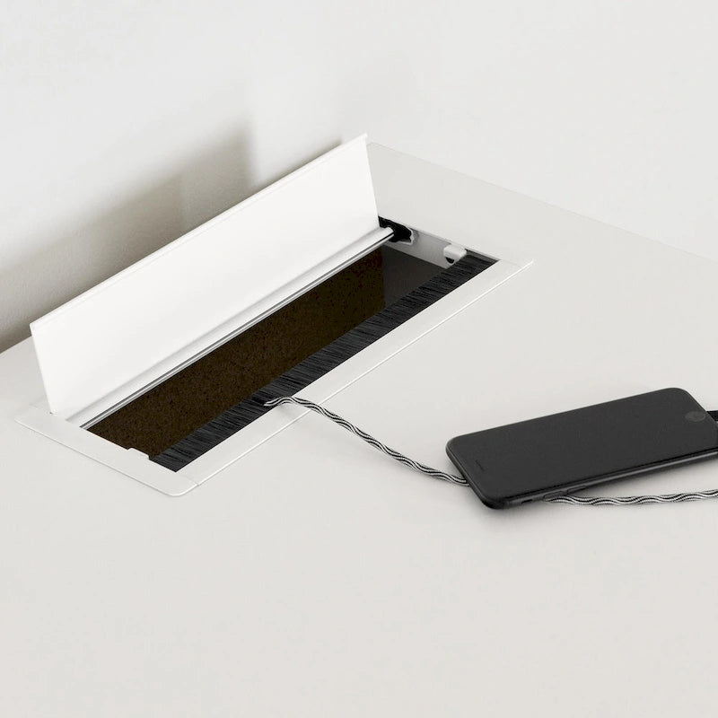 South Shore Helsy Computer Desk with Power Bar