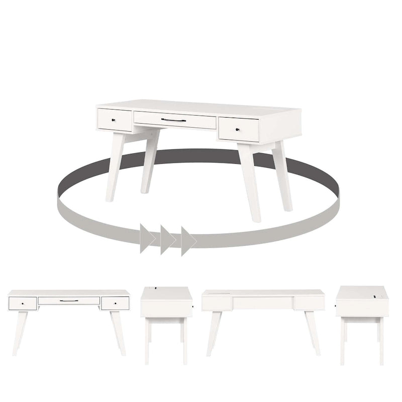 South Shore Helsy Computer Desk with Power Bar