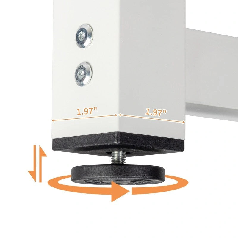 41.31  White Feet Writing Desk