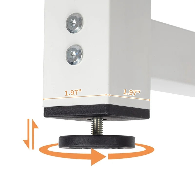 41.31  White Feet Writing Desk