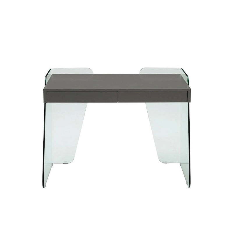 ARCHIE office desk with clear glass.