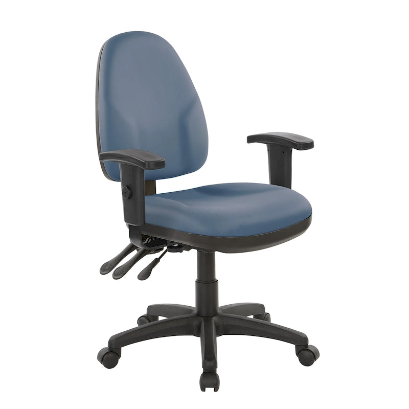 Dual Function Ergonomic Chair with Adjustable Back Height