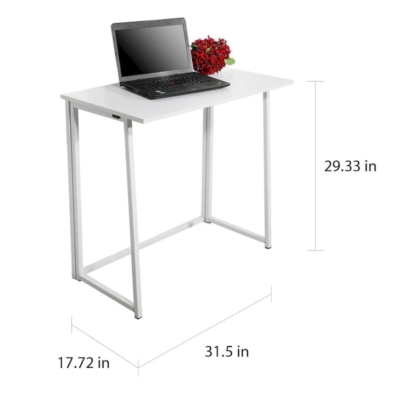 Porch & Den Elliott Folding Writing PC Office Table Desk