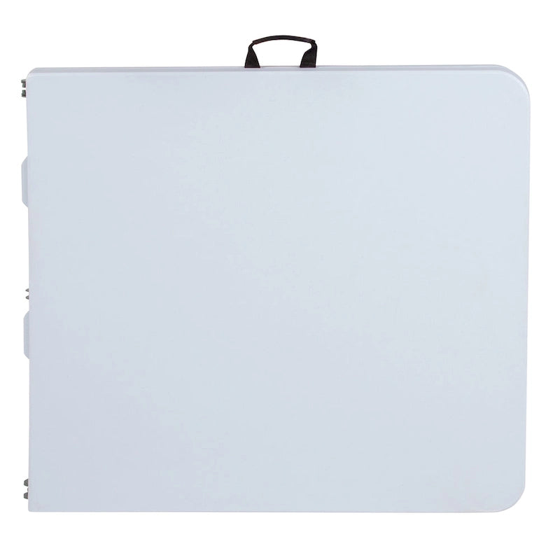 4.97-Foot Bi-Fold Plastic Folding Table with Handle - Event Table