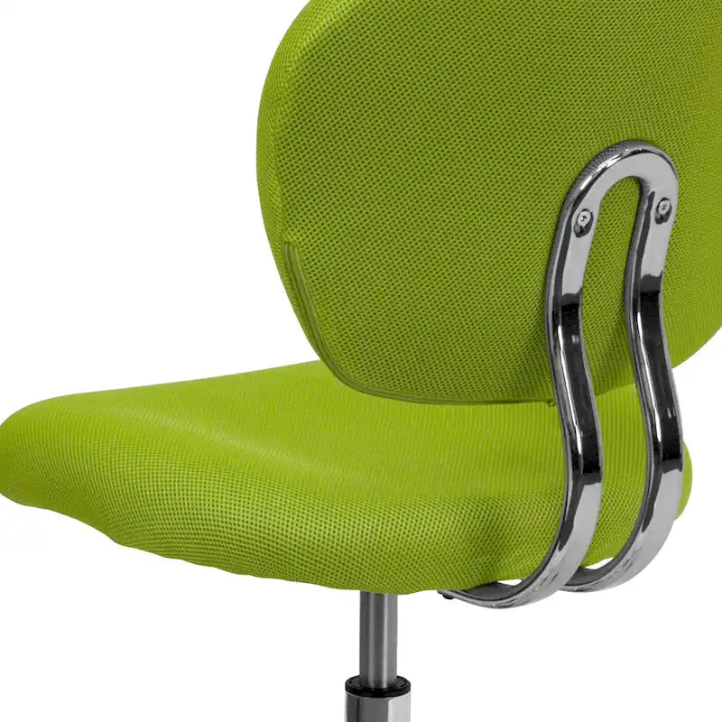 Mid-back Mesh Padded Swivel Task Office Chair with Chrome Base