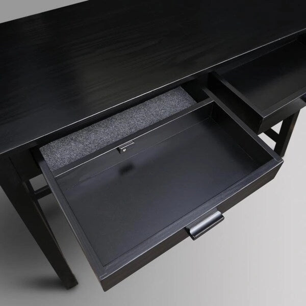 Porch & Den Handley Work Desk with Concealed Side Drawer