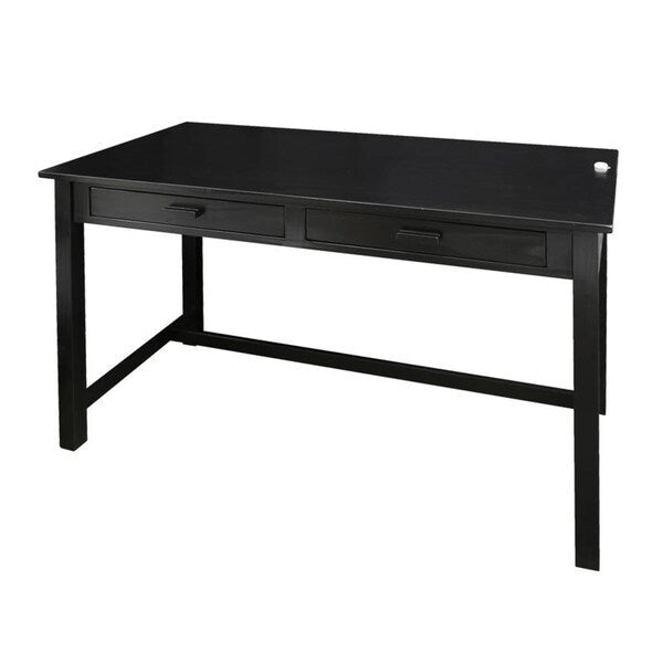 Porch & Den Handley Work Desk with Concealed Side Drawer
